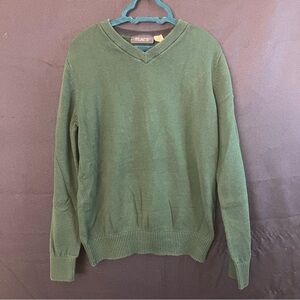 Place boys green sweater Size Medium 7-8 EUC